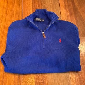 Polo Ralph Lauren zip up sweater Dark blue